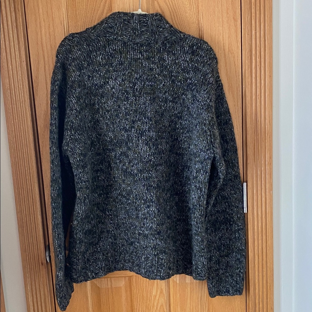 Armani Exchange Green and Gray Wool Knit cardigan size L - Picture 3 of 12